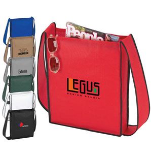 Bags & Totes - Promos4sale.com - Promotional Products, Promotional Items - Non-woven polyurethane messenger bag.
